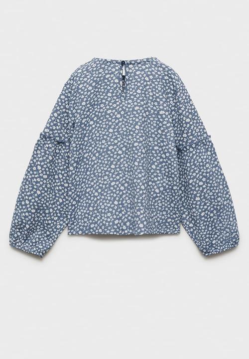 MANGO - T-shirt lilly - medium blue