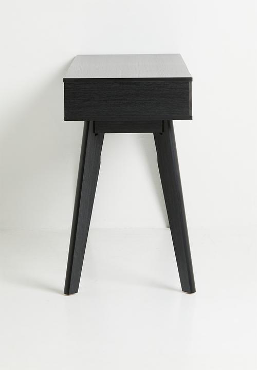 Sixth Floor - Slatted Desk -Black