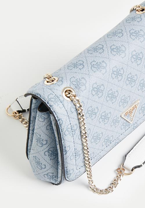 GUESS - Noelle crossbody flap - blue