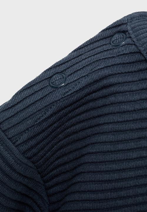 MANGO - Sweatshirt ottoman - navy