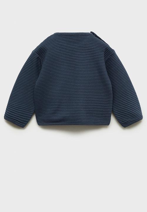 MANGO - Sweatshirt ottoman - navy