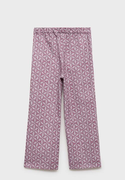 MANGO - Trousers carlota - medium pink