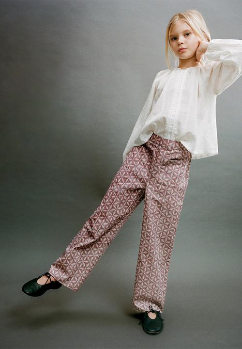 MANGO - Trousers carlota - medium pink