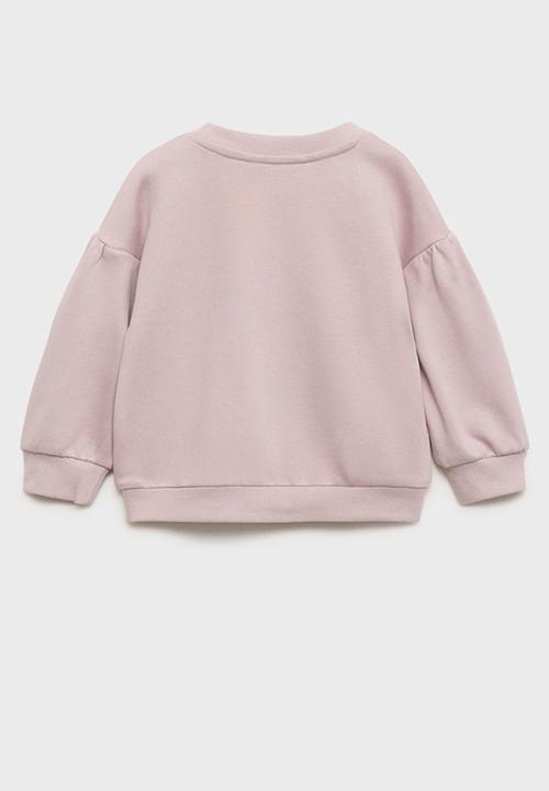 MANGO - Sweatshirt amour - medium pink