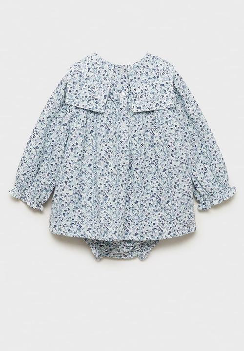 MANGO - Dress bogota - medium blue