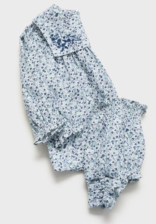 MANGO - Dress bogota - medium blue