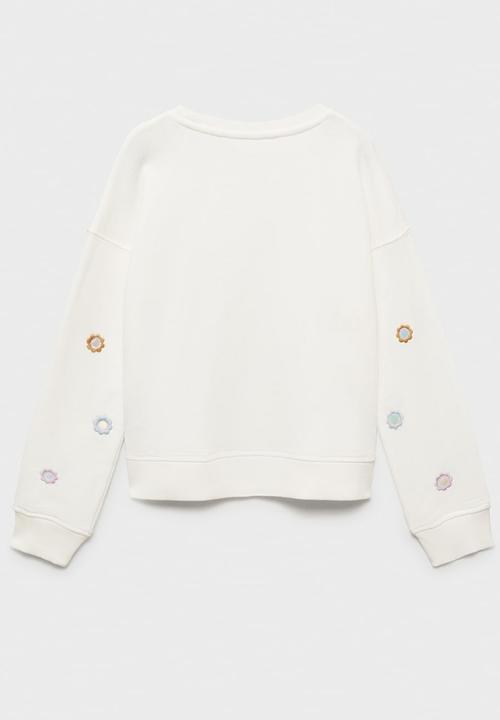 MANGO - Sweatshirt mirrors - natural white