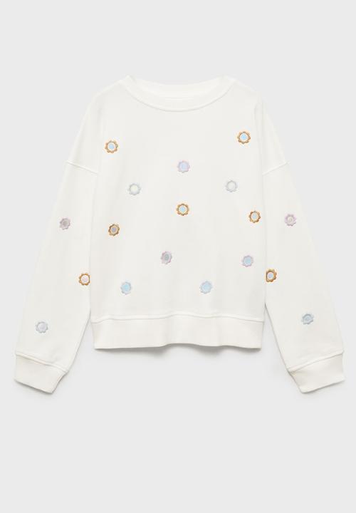 MANGO - Sweatshirt mirrors - natural white