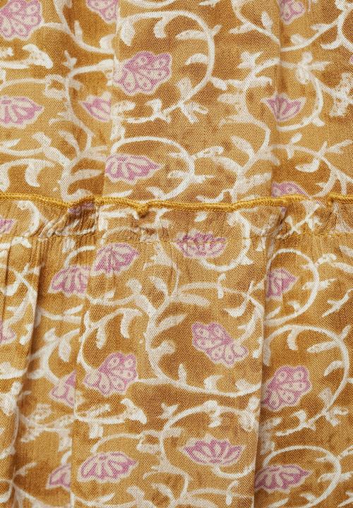 MANGO - Skirt lourdes - dark yellow