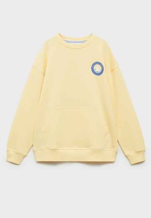 MANGO - Sweatshirt wind - medium yellow