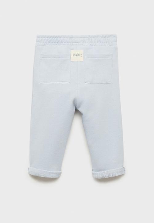 MANGO - Joggers joggy - light/pastel blue