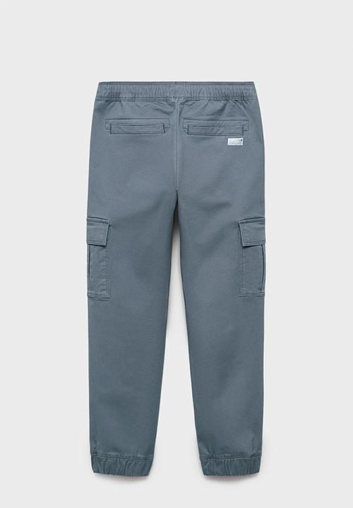 MANGO - Trousers kenia - lt pastel blue