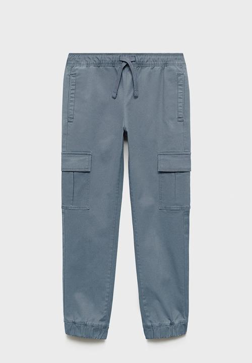 MANGO - Trousers kenia - lt pastel blue
