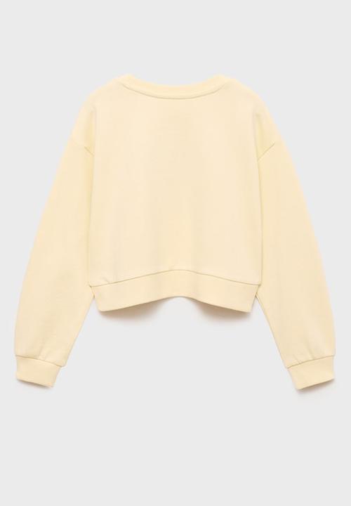 MANGO - Sweatshirt etoiles - medium yellow