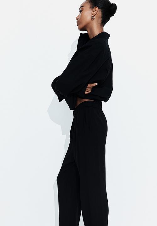 H&M - Ankle-length trousers - black