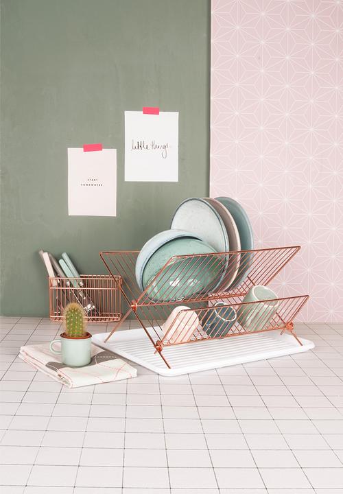 Present Time - Dish rack - copper
