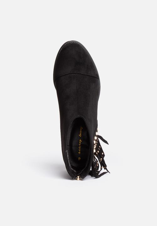 SISSY BOY - Fringe Ankle Boot