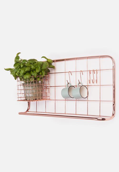 Present Time - Open grid kitchen rack set