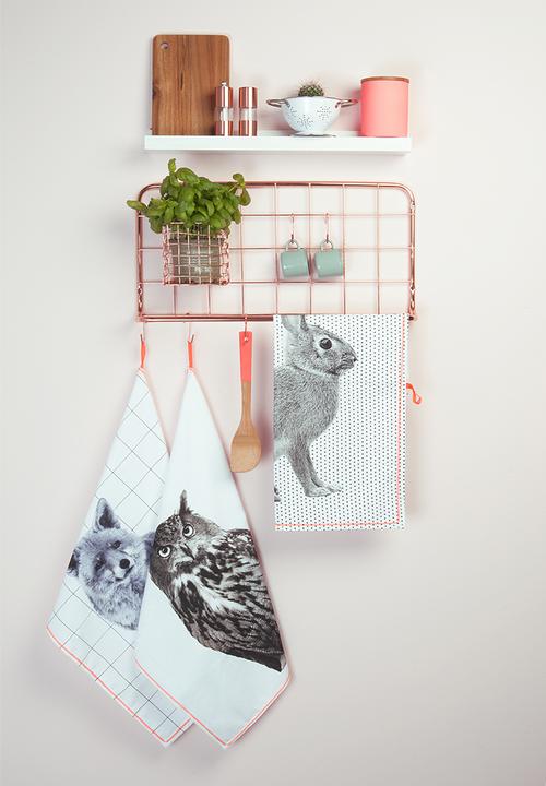 Present Time - Open grid kitchen rack set