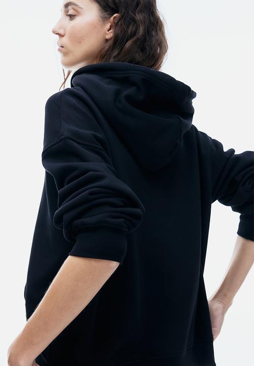 H&M - Zip-through hoodie - black