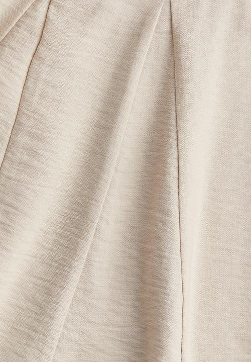 H&M - Flared-skirt dress - beige