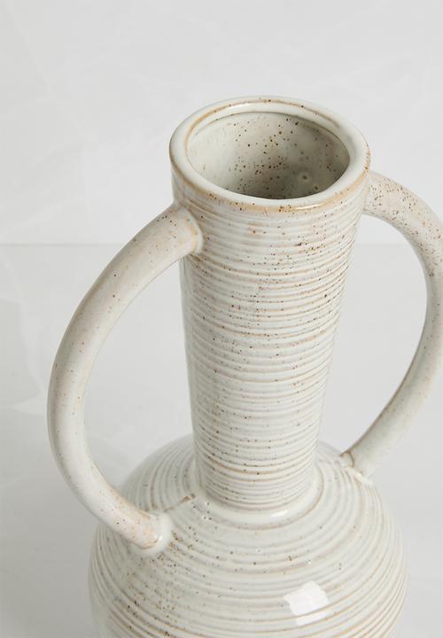 Sixth Floor - Ceramic Earthenware vase - Natural