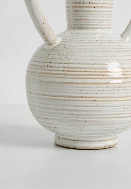 Sixth Floor - Ceramic Earthenware vase - Natural