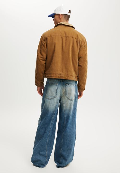 Cotton On - Super Baggy Balloon Jean - Grease Blue