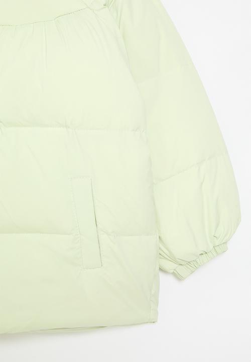 Pop Candy - Hooded puffer jacket - green