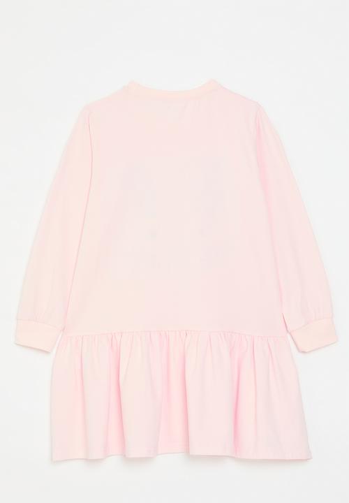 Pop Candy - Applique tiered dress - pink