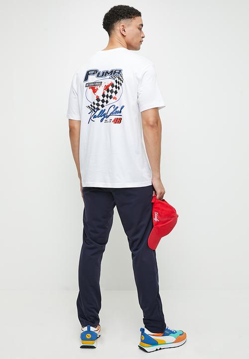 PUMA - Graphics puma moto relaxed tee - puma white