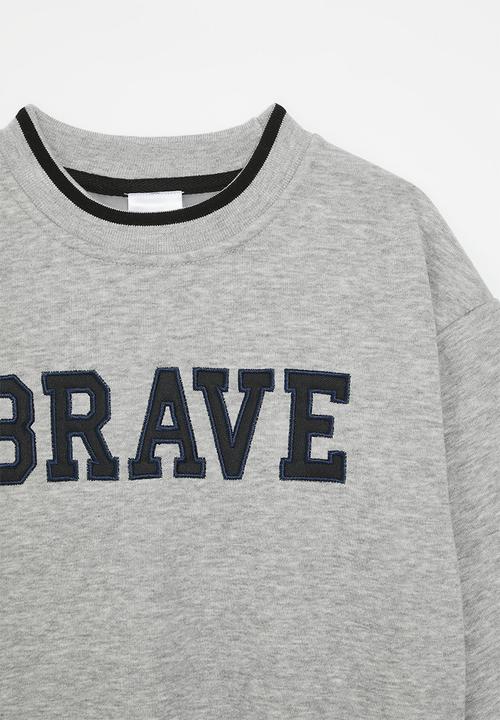 Pop Candy - Brave sweat top - grey