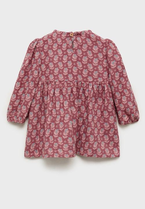MANGO - Dress cherry - dark red