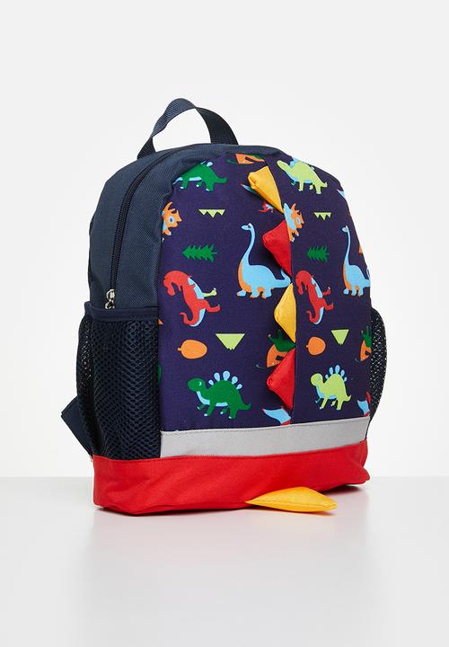 Pop Candy - Dino print back pack - blue