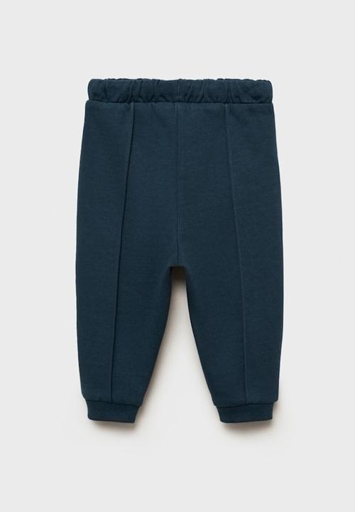 MANGO - Joggers butter - navy