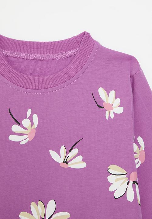 Pop Candy - Printed sweat top - purple