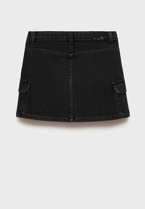 MANGO - Skirt cargo - open gray