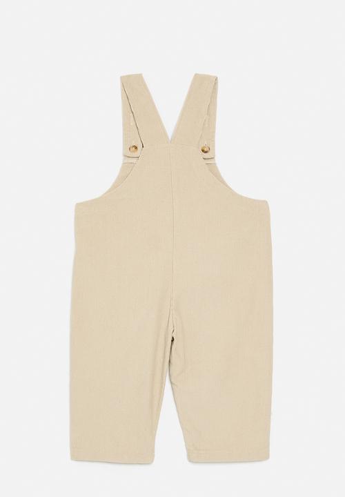 Pop Candy - Cord dungaree-beige