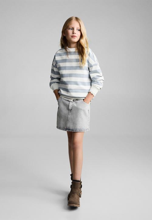 MANGO - Sweatshirt trendy - medium blue