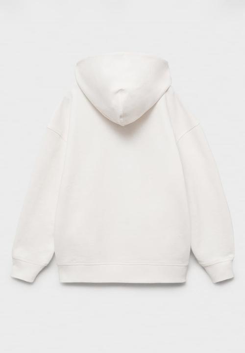MANGO - Sweatshirt routes - natural white