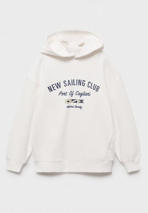 MANGO - Sweatshirt routes - natural white