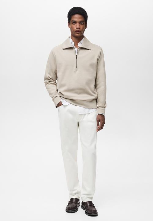 MANGO - Sweatshirt winne - ice-white