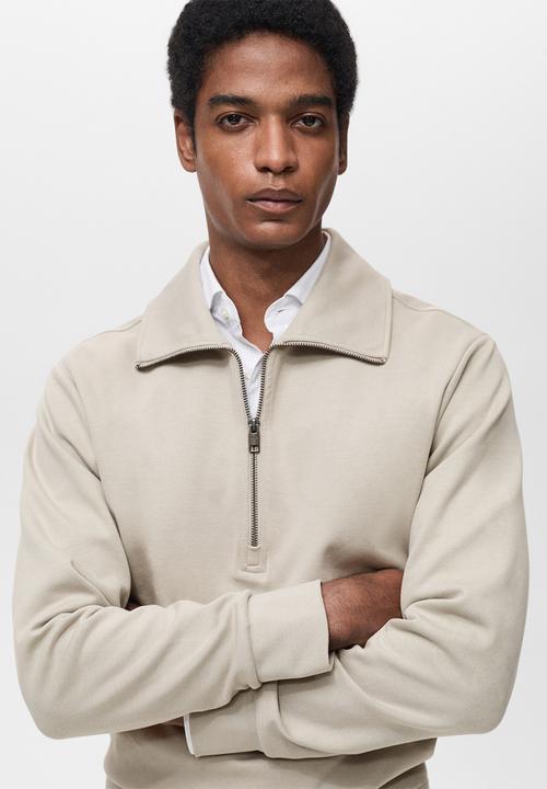 MANGO - Sweatshirt winne - ice-white