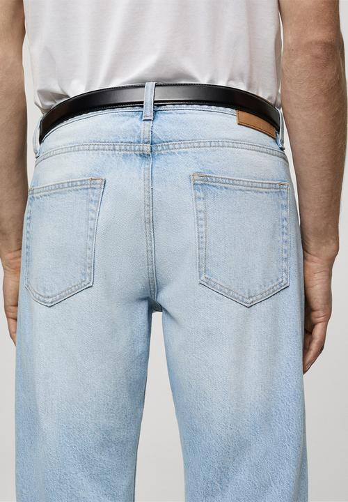 MANGO - Jeans bob - ligth denim