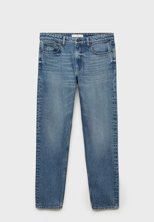MANGO - Jeans bob - blue