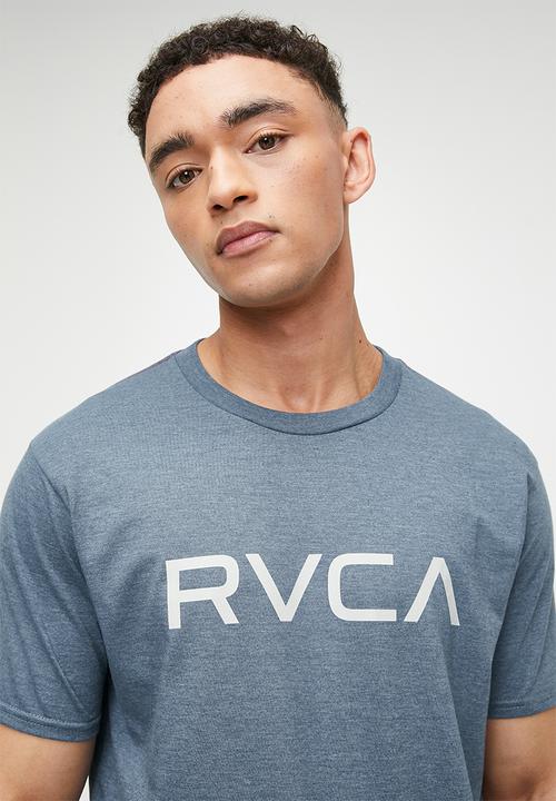 RVCA - Big rvca short sleeve red stitch - vintage navy & cream logo