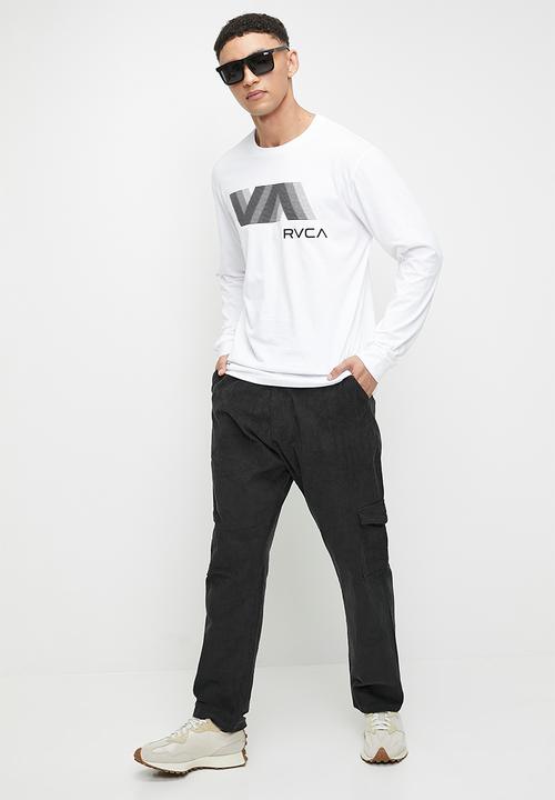 RVCA - Va rvca blur long sleeve - white