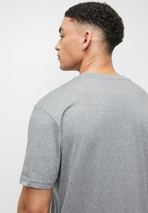 RVCA - Va essentials short sleeve - grey noise mocktwist & black logo	