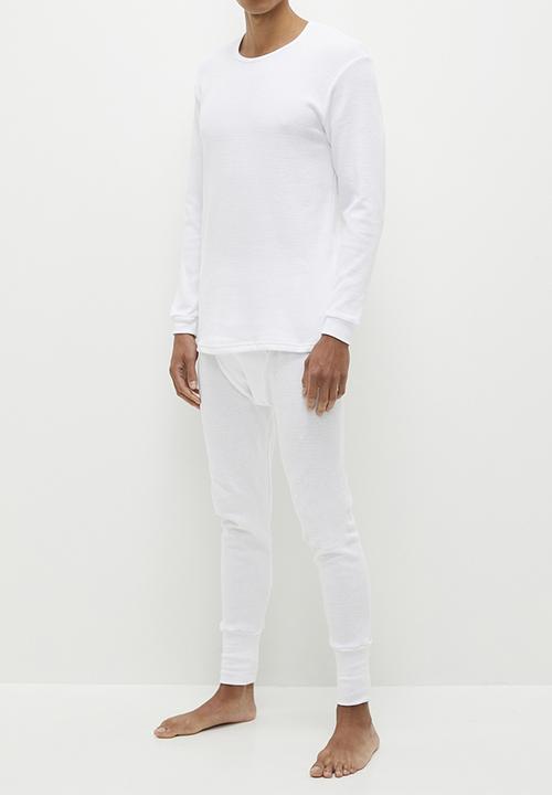 Elmar - 1 Pack Elmar thermal long sleeve undershirt - white