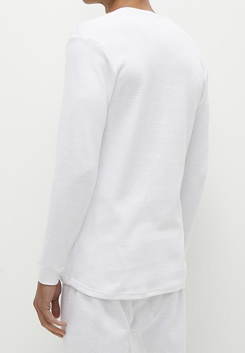 Elmar - 1 Pack Elmar thermal long sleeve undershirt - white